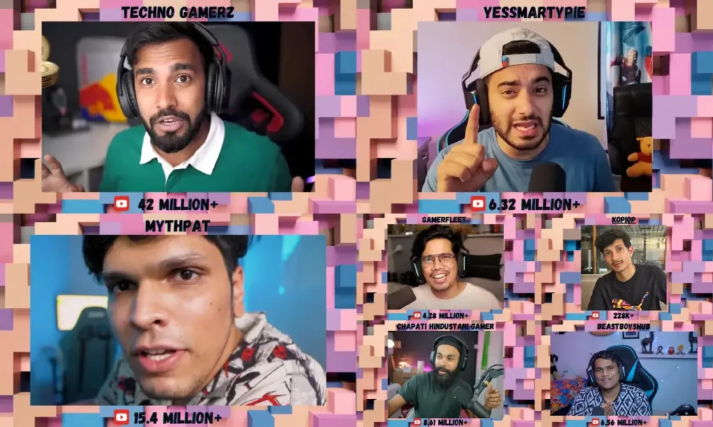 Indian Minecraft YouTubers