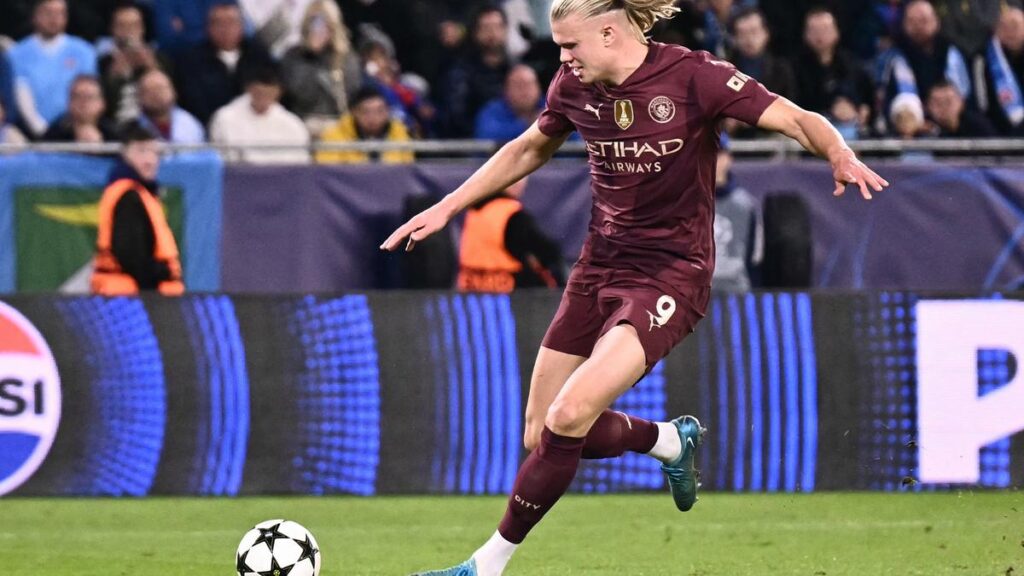 Manchester City’s Erling Haaland in Champions League. | Photo Credit: AFP