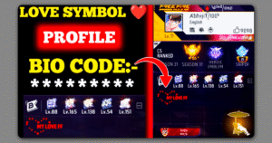 Free Fire Bio Style Code LOVE ️ 101+ Copy-Paste Bios (2025)