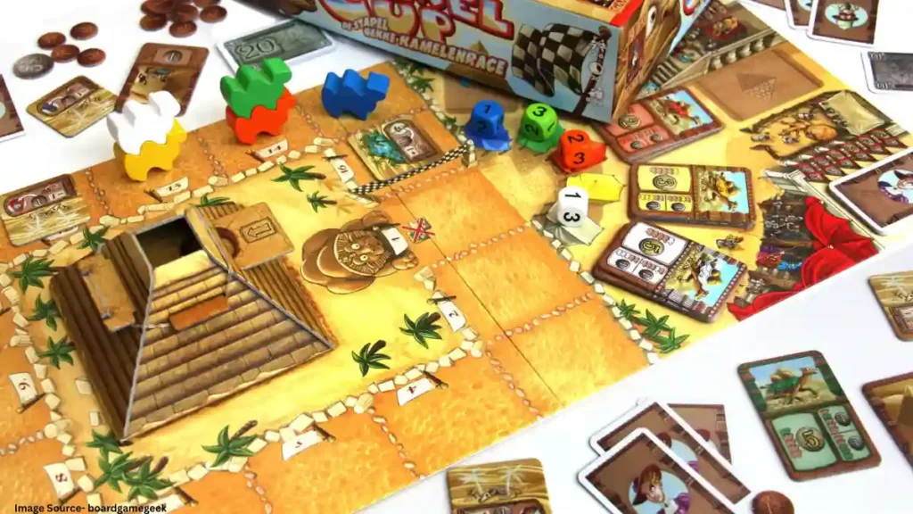 Camel Up board game box for 8 players