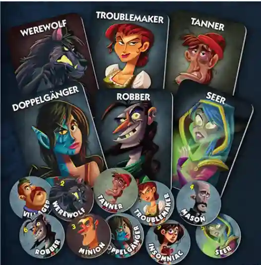 One Night Ultimate Werewolf box for 10 players