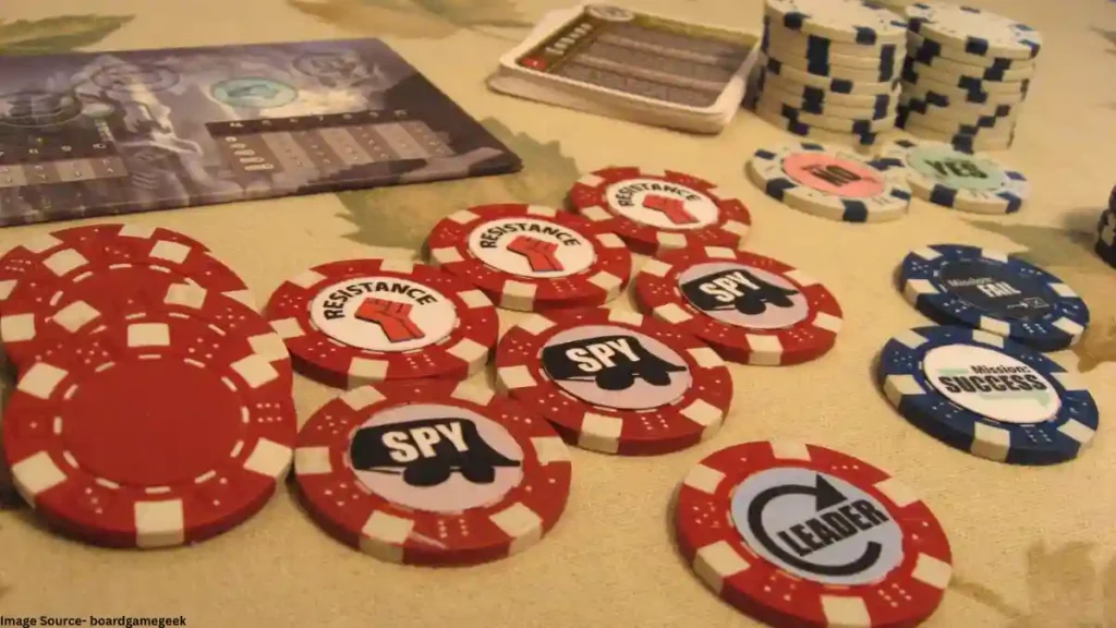 The Resistance board game box for 10 players