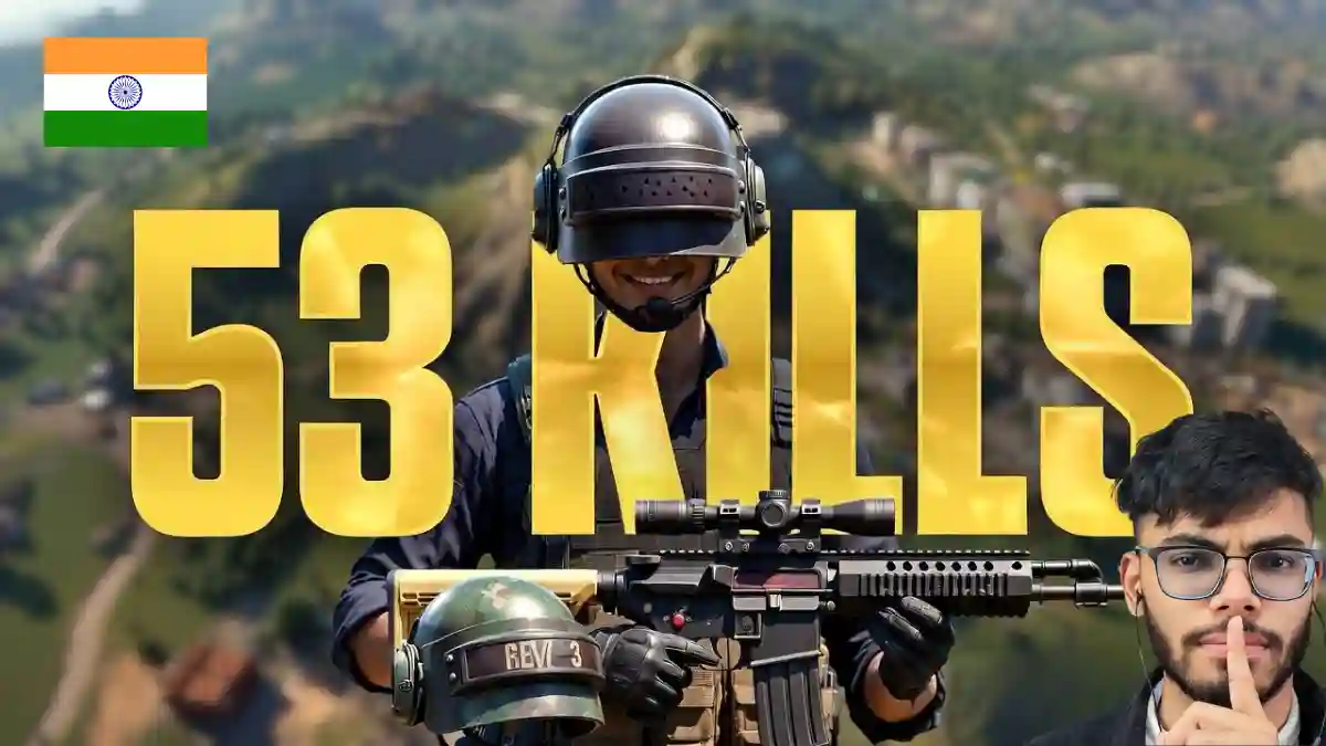 BGMI highest kill record in India 2025 – Casetoo 53 kills solo vs squad