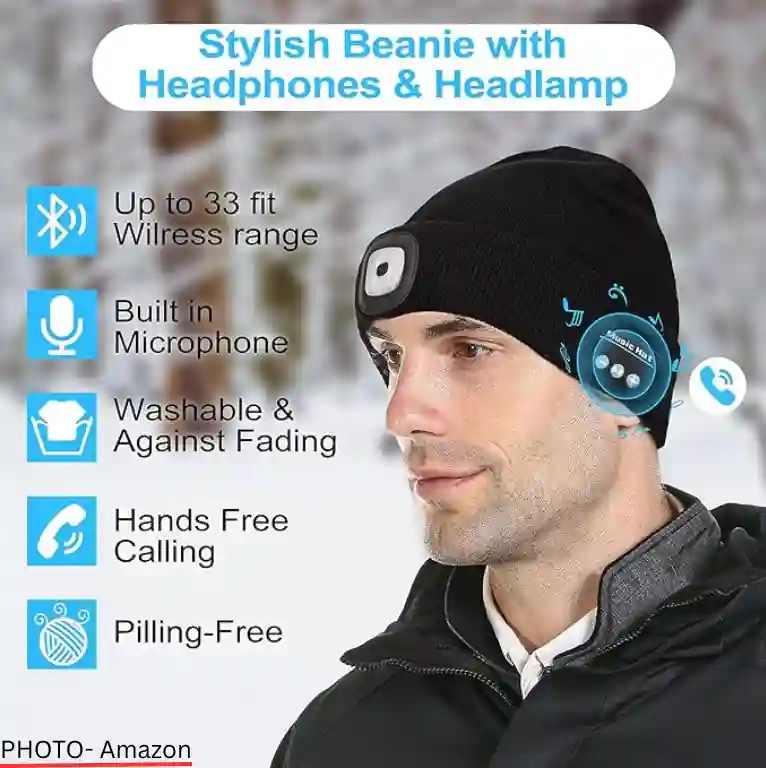 Bluetooth Beanie Headphones Hat