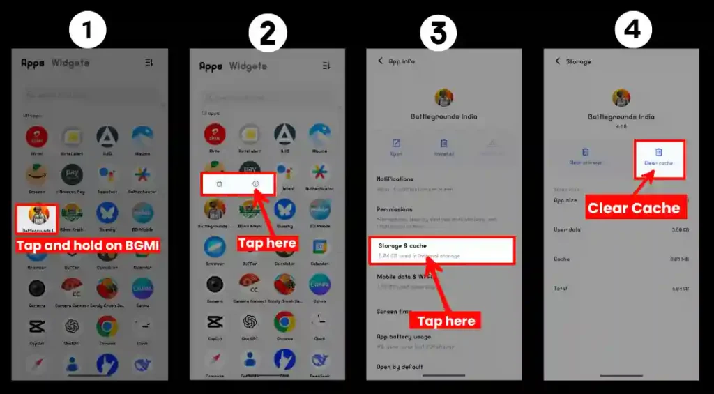 Clear Cache & Storage Regularly