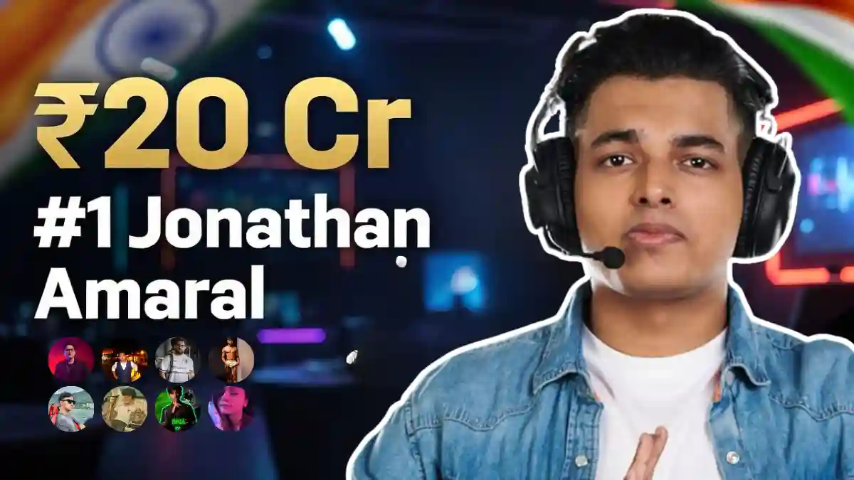 Jonathan Amaral - highest paid esports player in India 2025