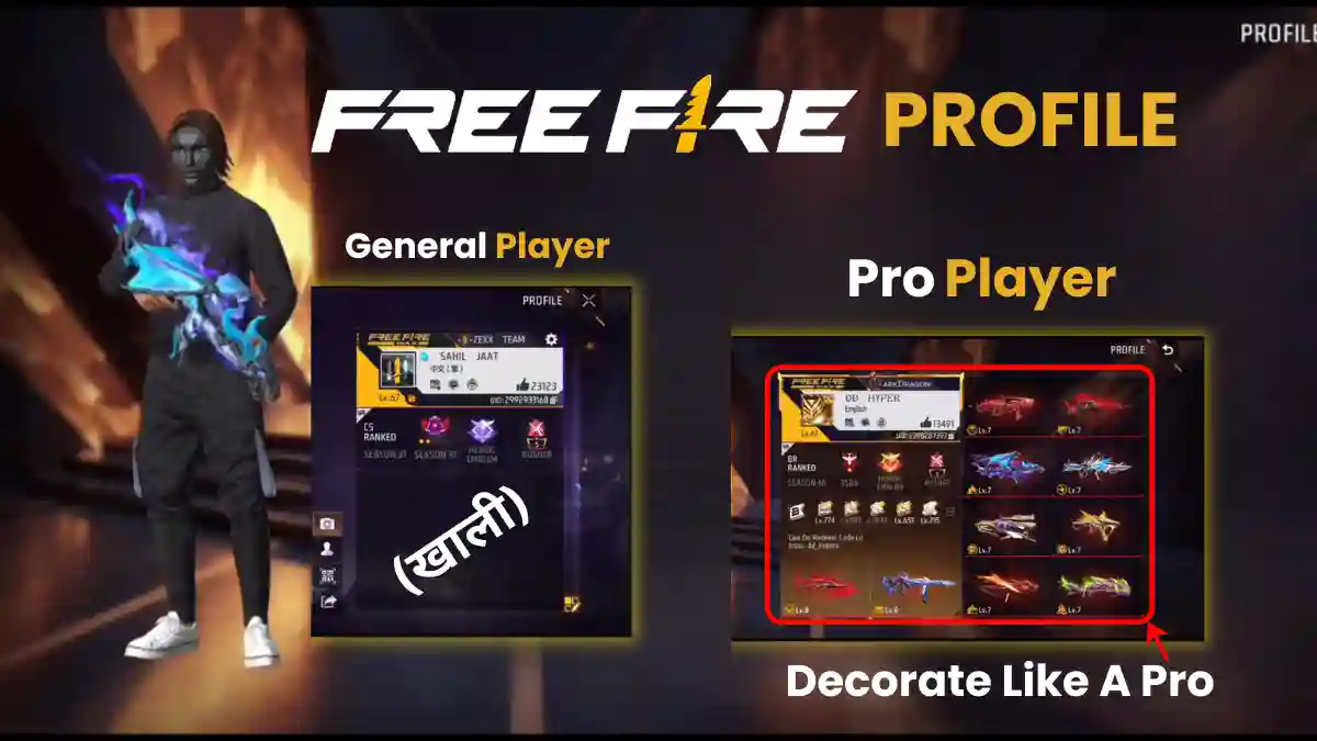 Free Fire Profile Edit