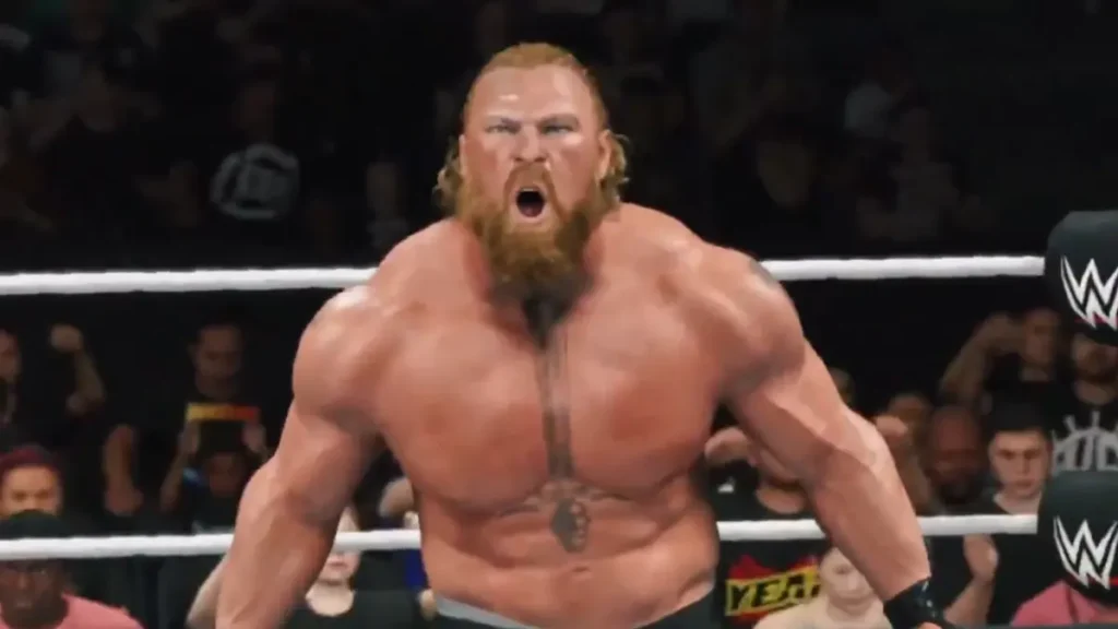 Brock Lesnar in game screenshot