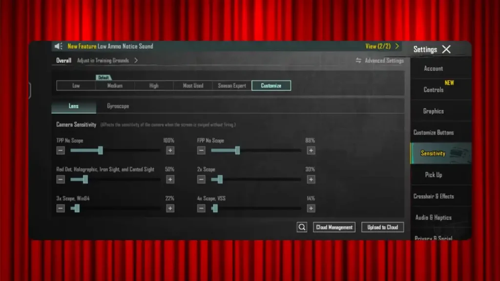 BGMI Sensitivity Code preview Image