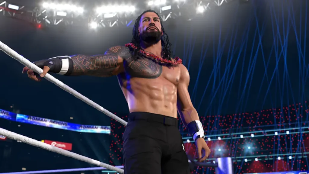 Roman Reigns in game screenshot