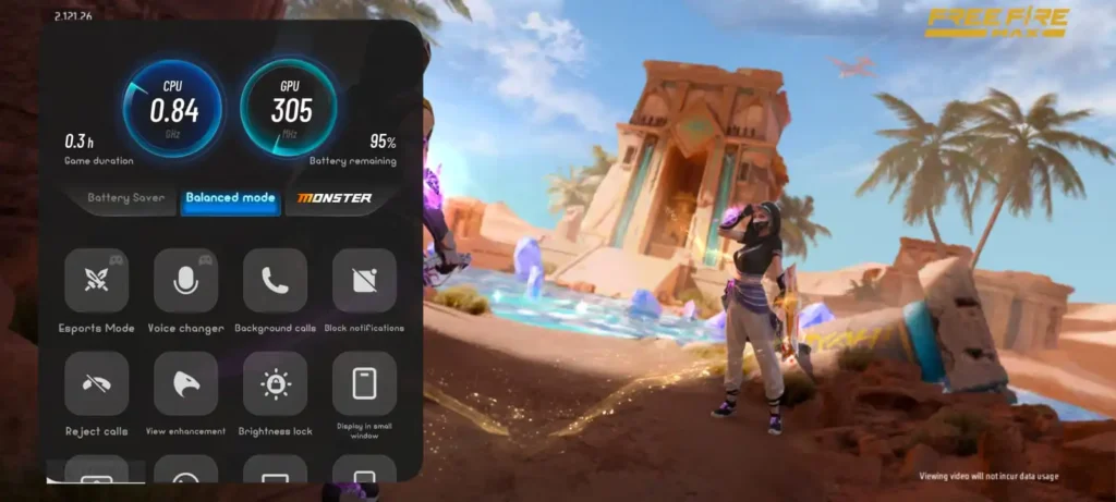 IQOO Gaming Setting Image