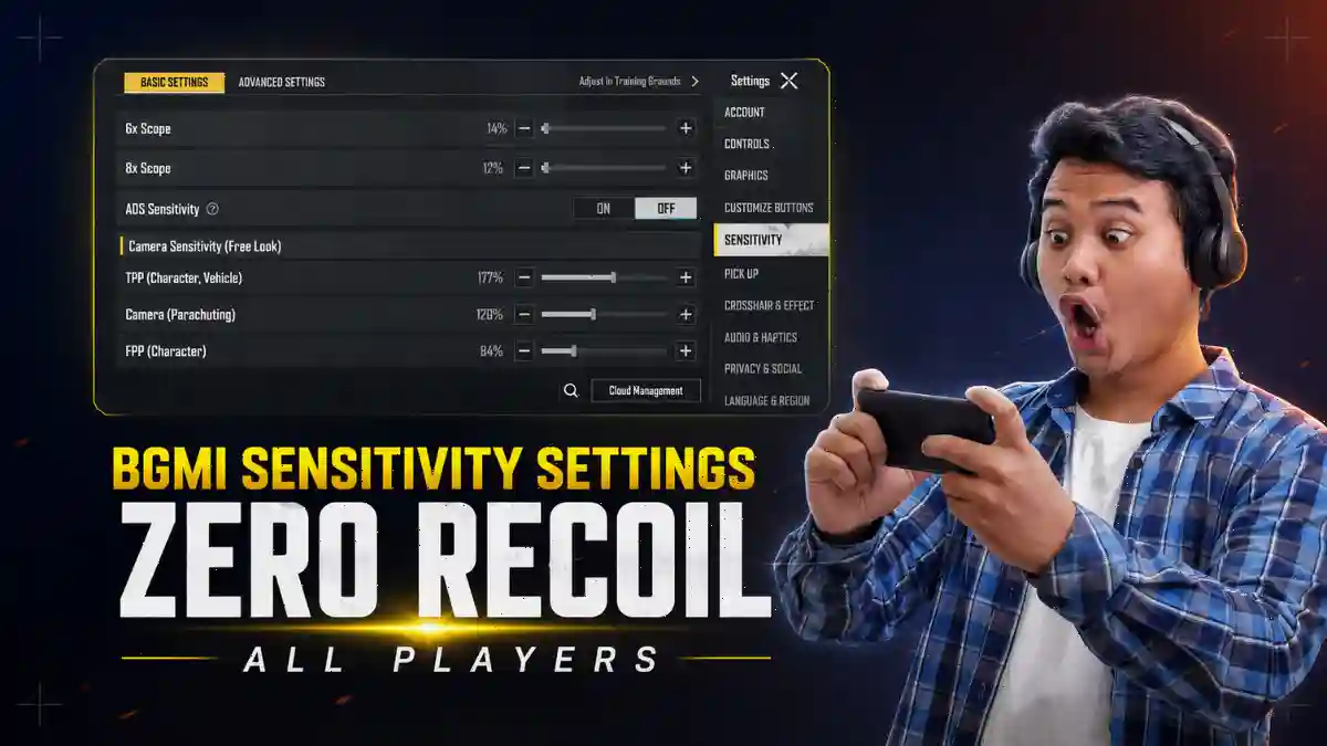 BGMI Sensitivity Settings Image