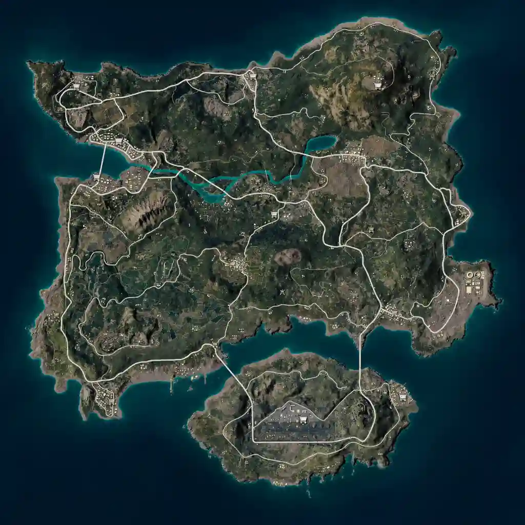 BGMI Erangel Maps Image