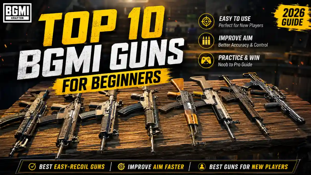 Top 10 BGMI Guns for Beginners
