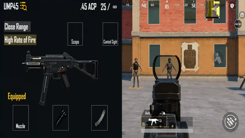 UMP45 FULLY KITTED WITH red dot