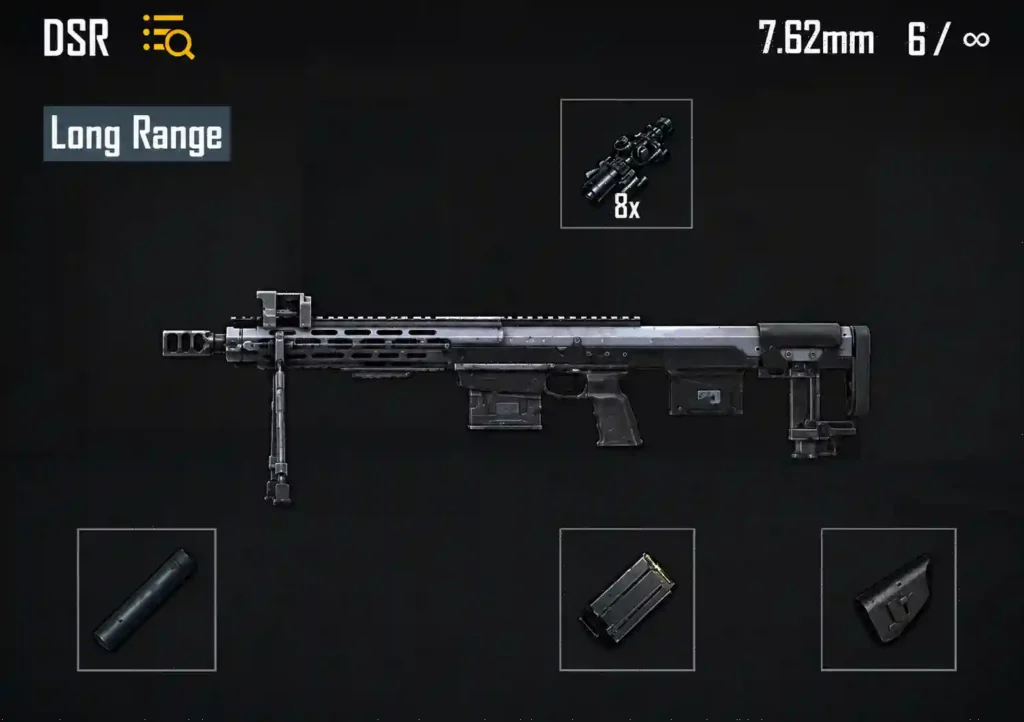DSR 1 BGMI Bolt Action Rifle Image