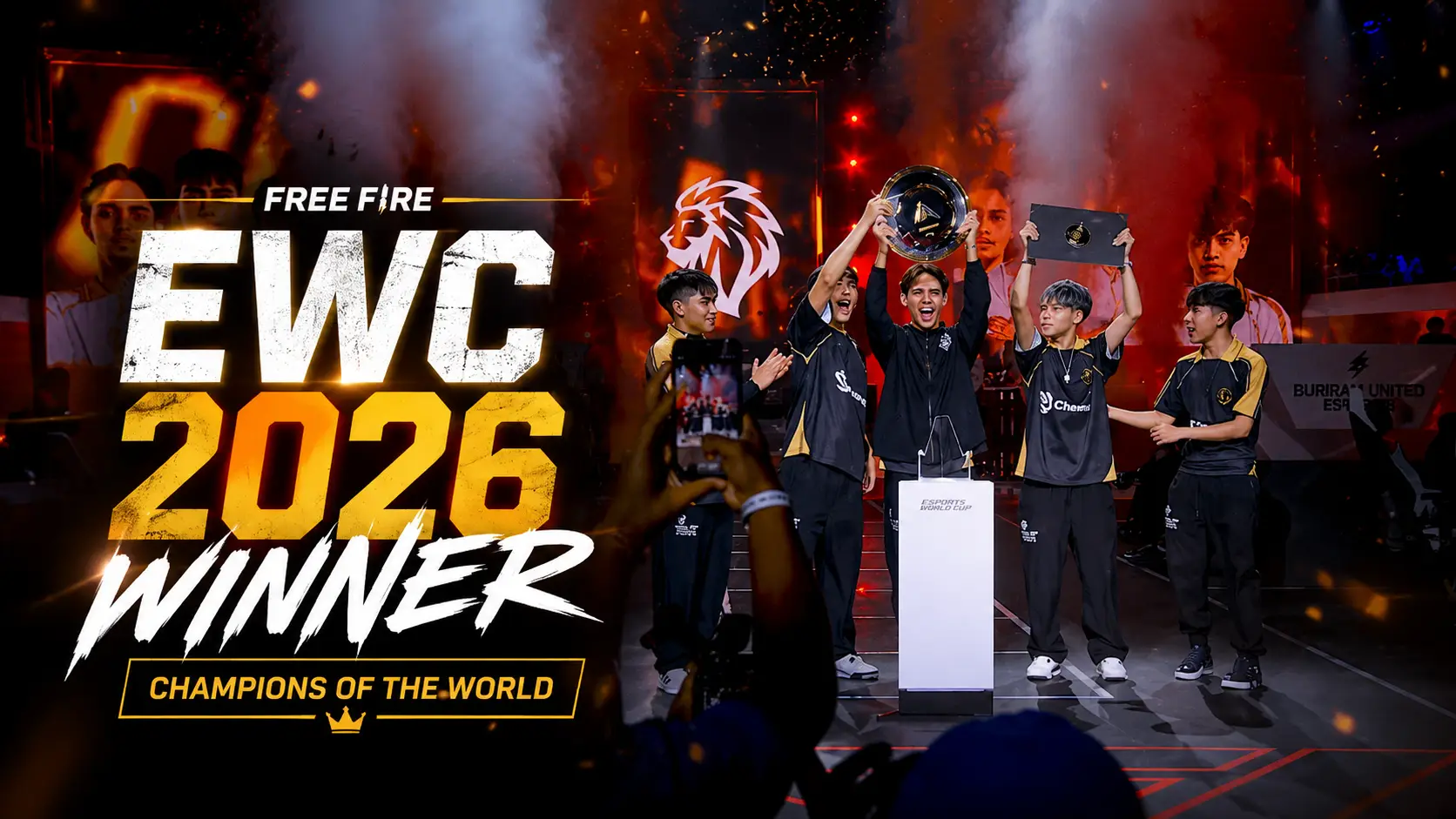 Free Fire EWC 2026 Winner Image
