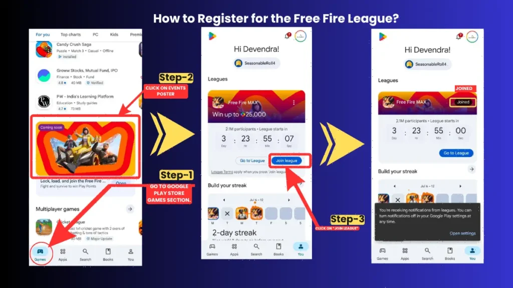 How to Register for the Free Fire League image