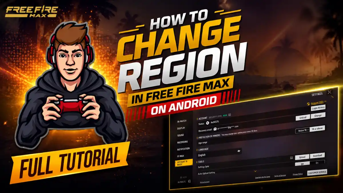 how to change region on free fire image