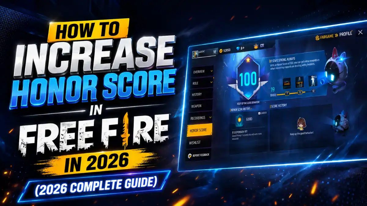 How to Increase Honor Score in Free Fire image
