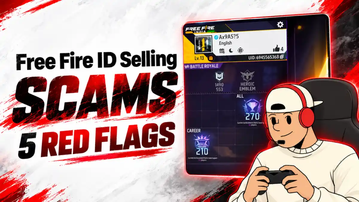 Free Fire ID Selling Scams Image