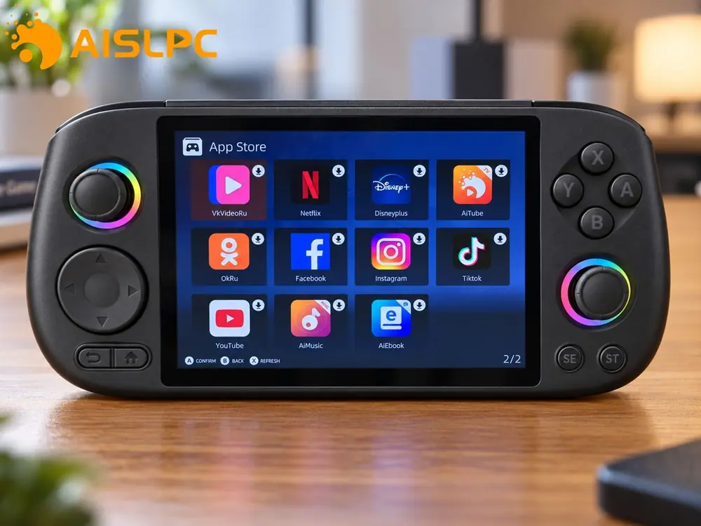 Third-party applications available for download through Ais OS